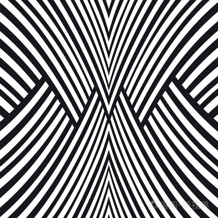 抽象的条纹的背景.黑色和白色