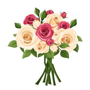 转动绽放的玫瑰花动画图片