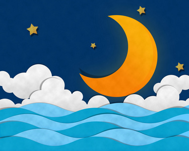 海上月背景图图片