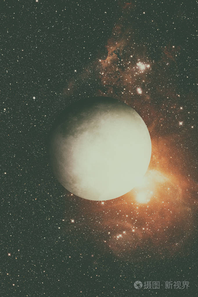 行星天王星这幅图像由美国国家航空航天局提供的元素