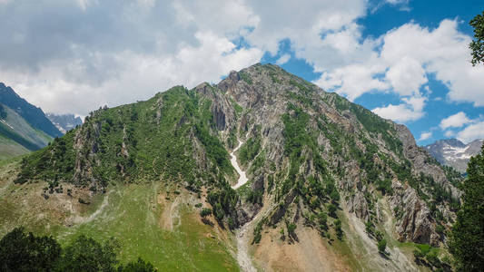 Sonamarg，印度克什米尔邦的美丽的山地景观