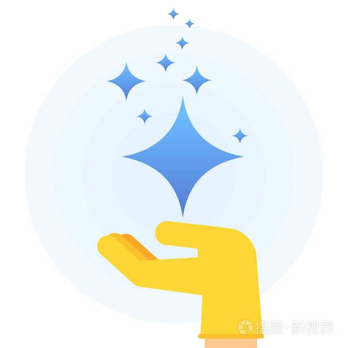 干净的手海报
