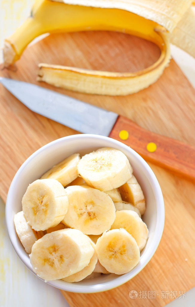 切片的香蕉