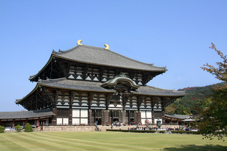东大寺在奈良，日本