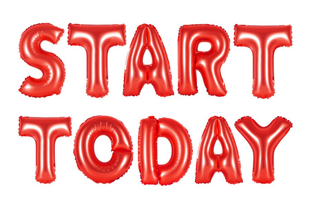 上的灯箱上写着未来从今天开始的字样概念手稿展示从今天开始你的故事