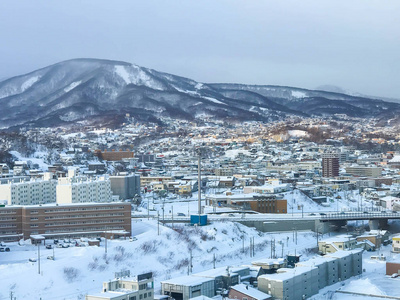 日本北海道小樽市视图