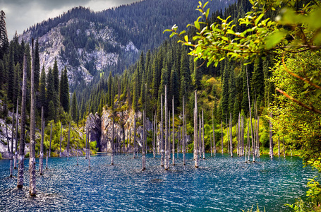 山下湖的美丽风景