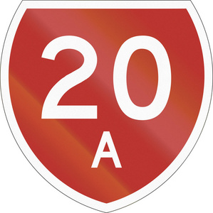 国家公路盾构与新西兰第 20a 条总数