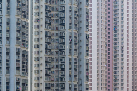 香港城市建筑立面图片