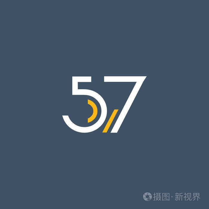 圆的数量57商标