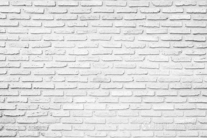 空的白砖为演示文稿和网页设计的背景.