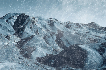 高山雪山, 风景如画的高山景观