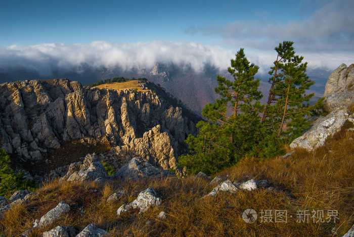 晚上在克里米亚山