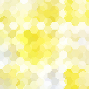白色 黄色的几何形状的背景。光的马赛克图案。矢量 Eps 10。矢量图