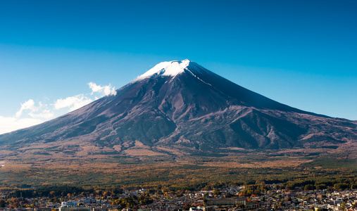 从红塔富士山视图