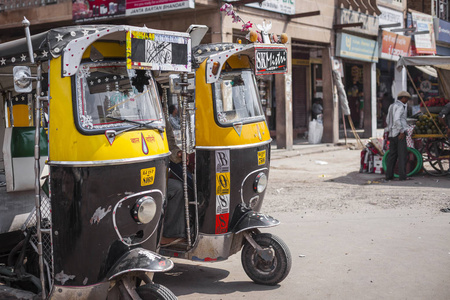 印度城市街道在 Jodhur，印度