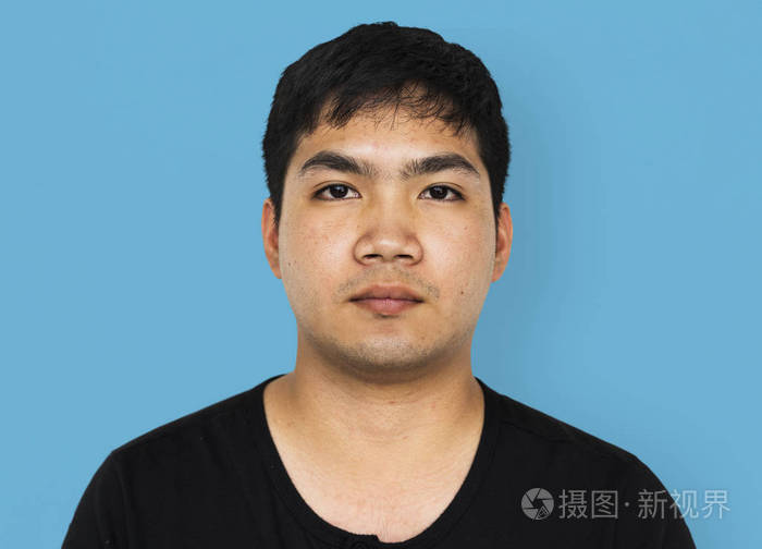 成人亚洲种族的人脸