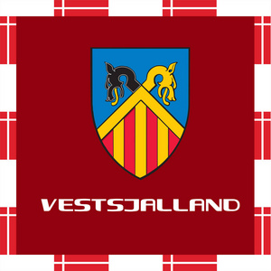 国家的丹麦Vestsjalland ensigns