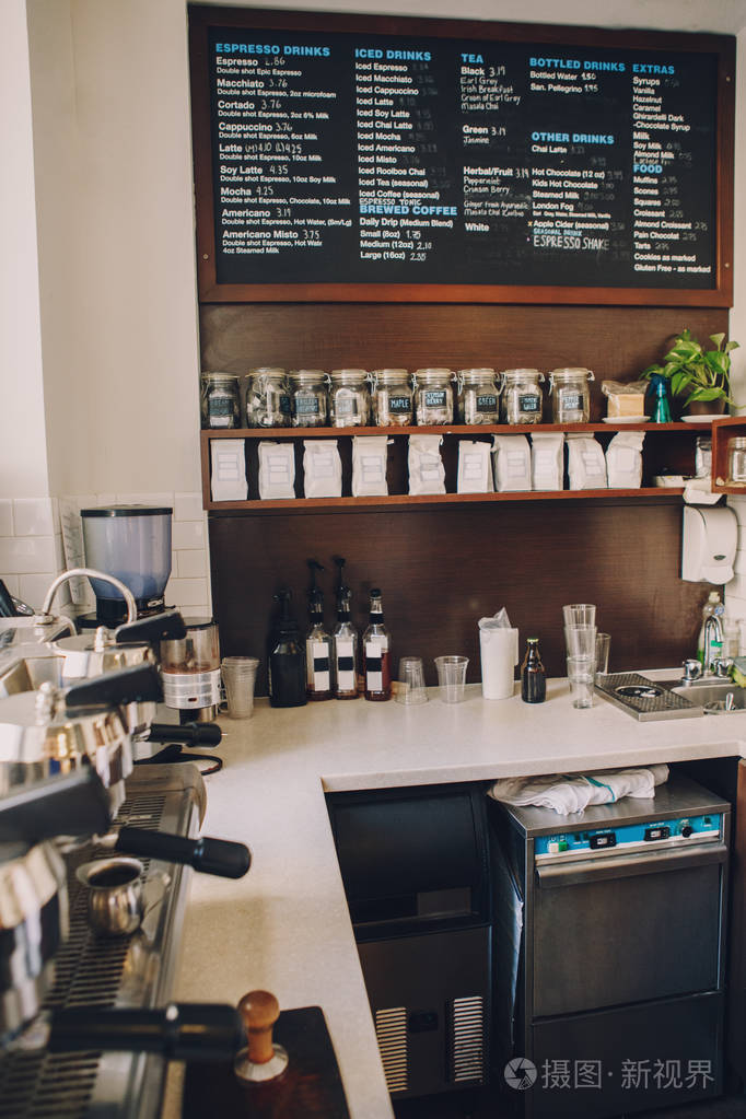 咖啡厅的内部