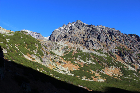 在高斯洛伐克上塔特拉山的 Mengusovska 谷