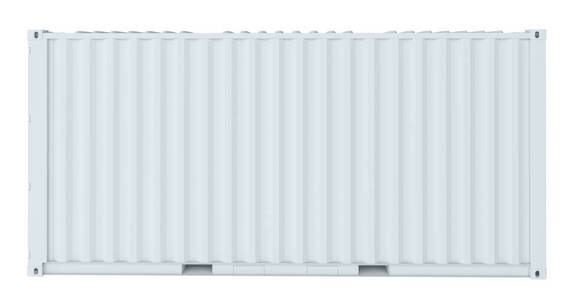 白色集装箱图片