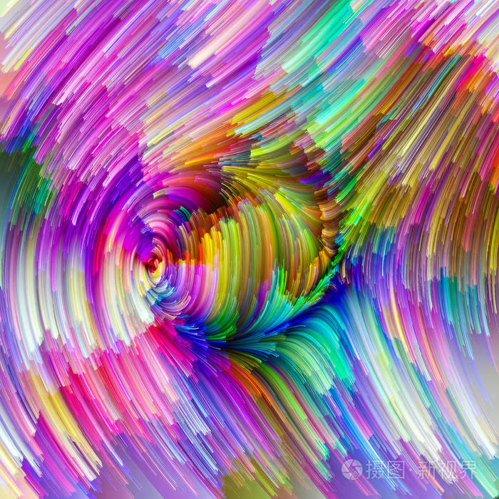 彩色的画家调色板