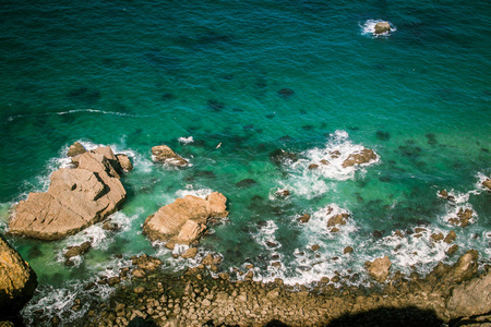 在葡萄牙 Cabo da Roca 上一道亮丽的风景