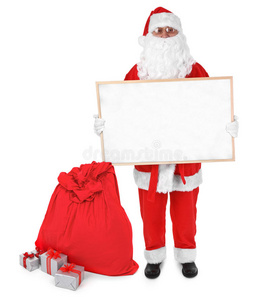 圣诞老人和空木板