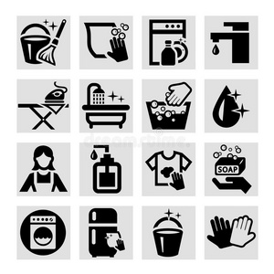 垃圾清理图标图片