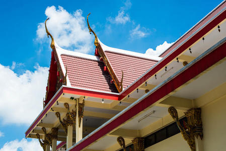 泰国寺庙教堂屋顶