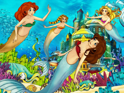 海洋和美人鱼照片