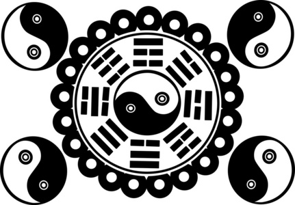 阴与阳阴与阳的符号图照片