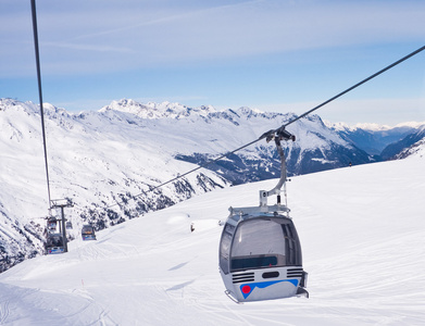 滑雪度假村 hohrgurgl。奥地利