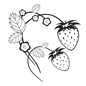 草莓图片卡通图片-草莓图片卡通素材-草莓图片卡通插画-摄图新视界