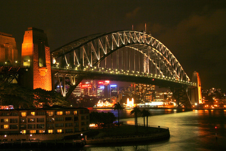 悉尼大桥夜景