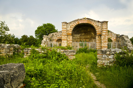 在 melnik，保加利亚圣尼古拉教堂的废墟