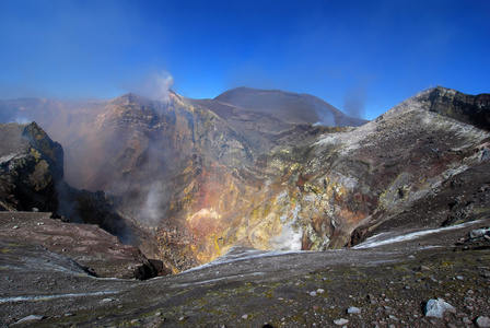 西西里岛埃特纳火山