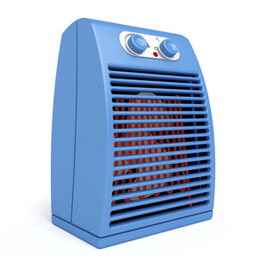 蓝色的电加热器