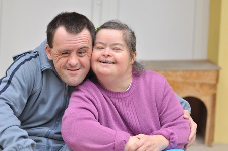 唐氏综合征的照片: 爱照片