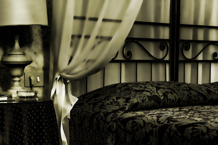 一张床的照片照片