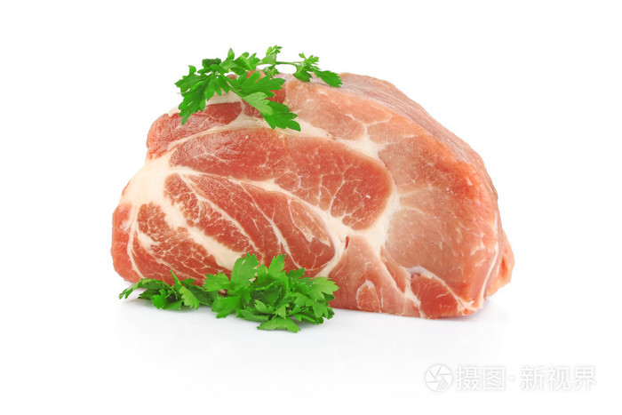 碧绿新鲜原料肉