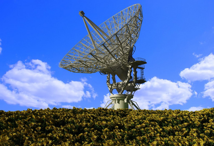 无线电天文台雷达 雷达装置 无线电探测器照片