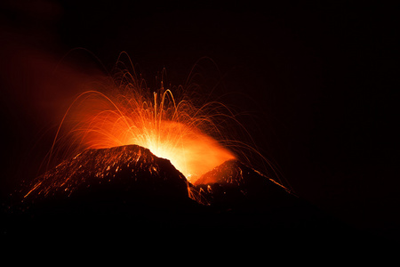 埃特纳火山的喷发