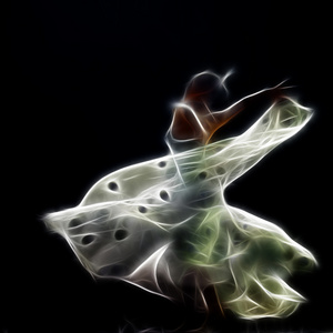 现代舞蹈家的抽象艺术图片照片