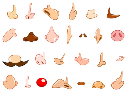 画漫画如何上色卡通鼻子照片