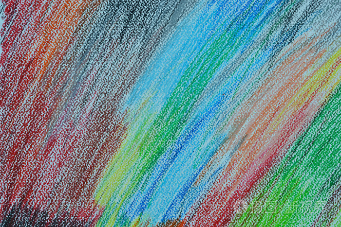 抽象彩色铅笔颜色