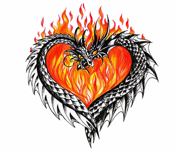 拿着一个红色的气球在心脏的形状.