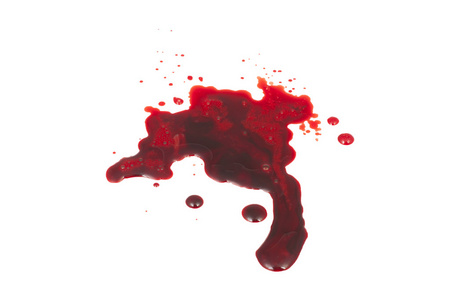 红色血迹图片