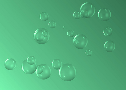 绿色气泡绿色气泡背景摄影图