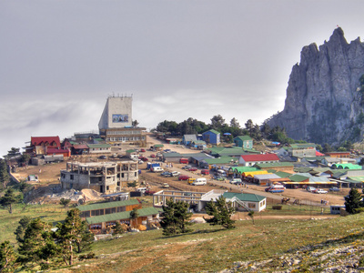 山风景。克里米亚